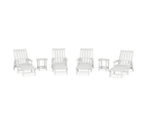 Vineyard 6-Piece Chaise with Arms Set