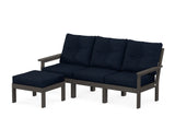Vineyard 4-Piece Sectional with Ottoman