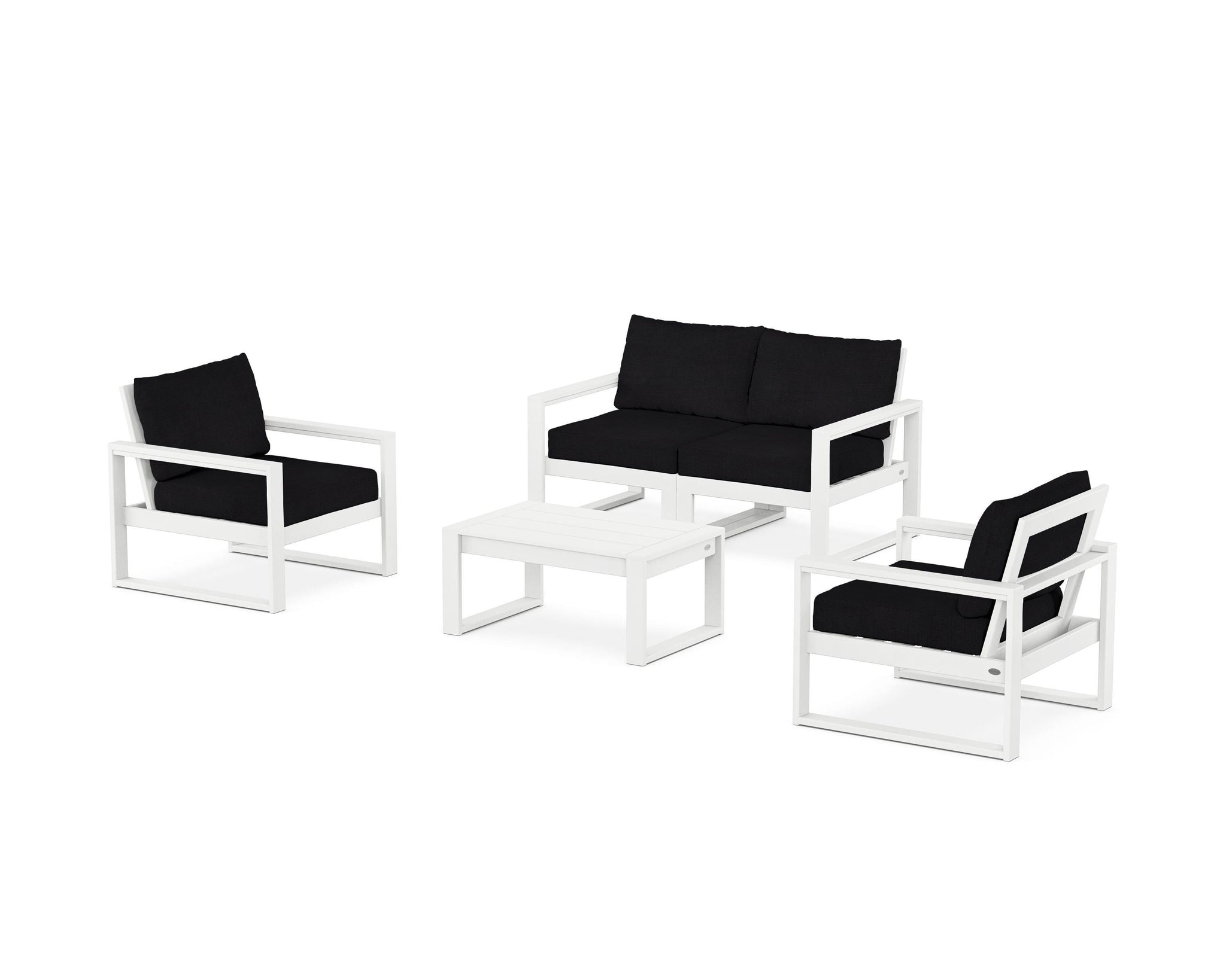 EDGE Sectional 4-Piece Deep Seating Set with Loveseat