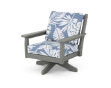 Chippendale Deep Seating Swivel Chair