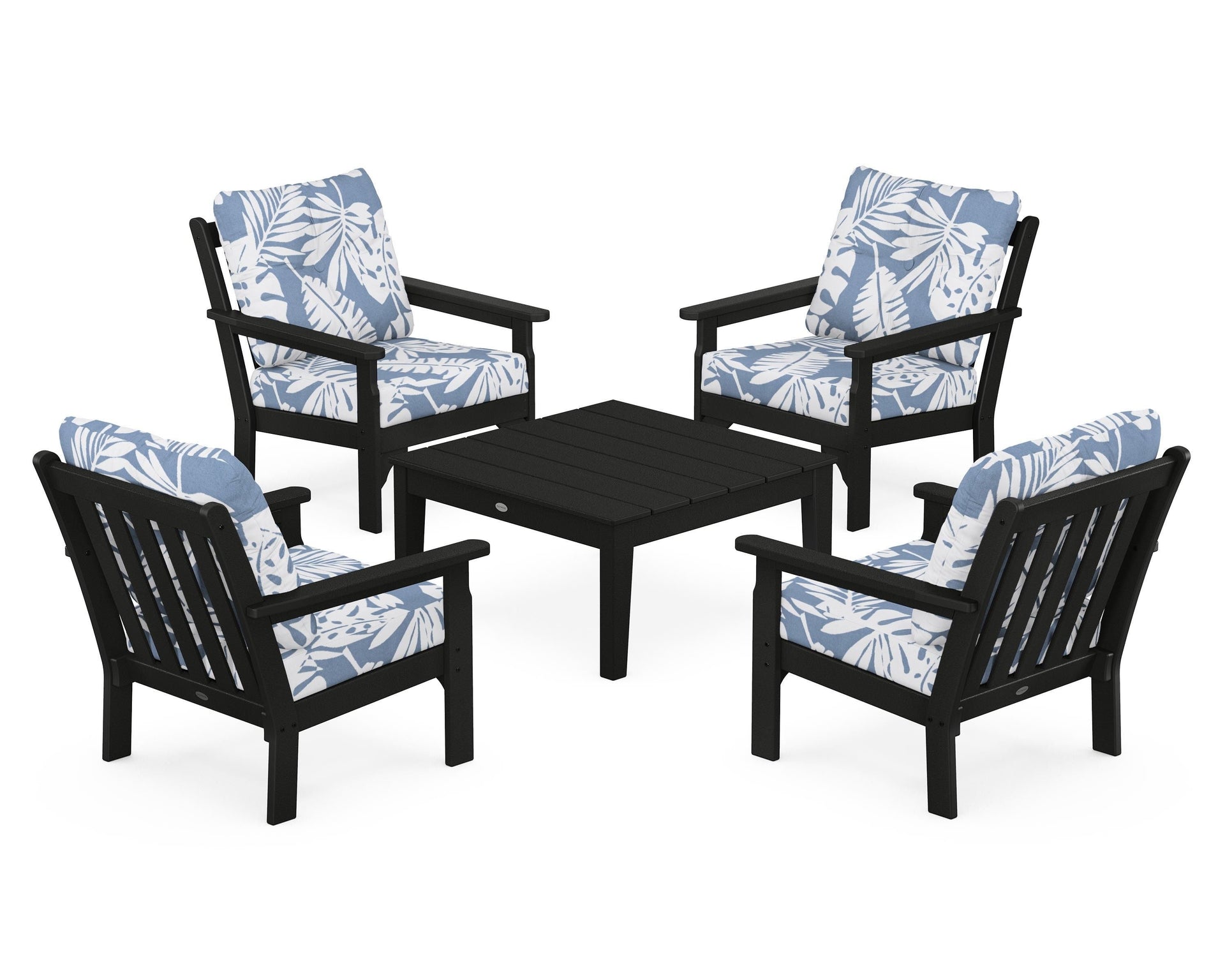 Vineyard 5-Piece Deep Seating Conversation Set