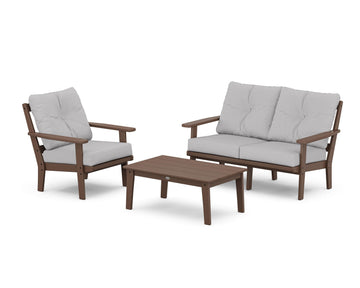 Oxford 3-Piece Deep Seating Set with Loveseat