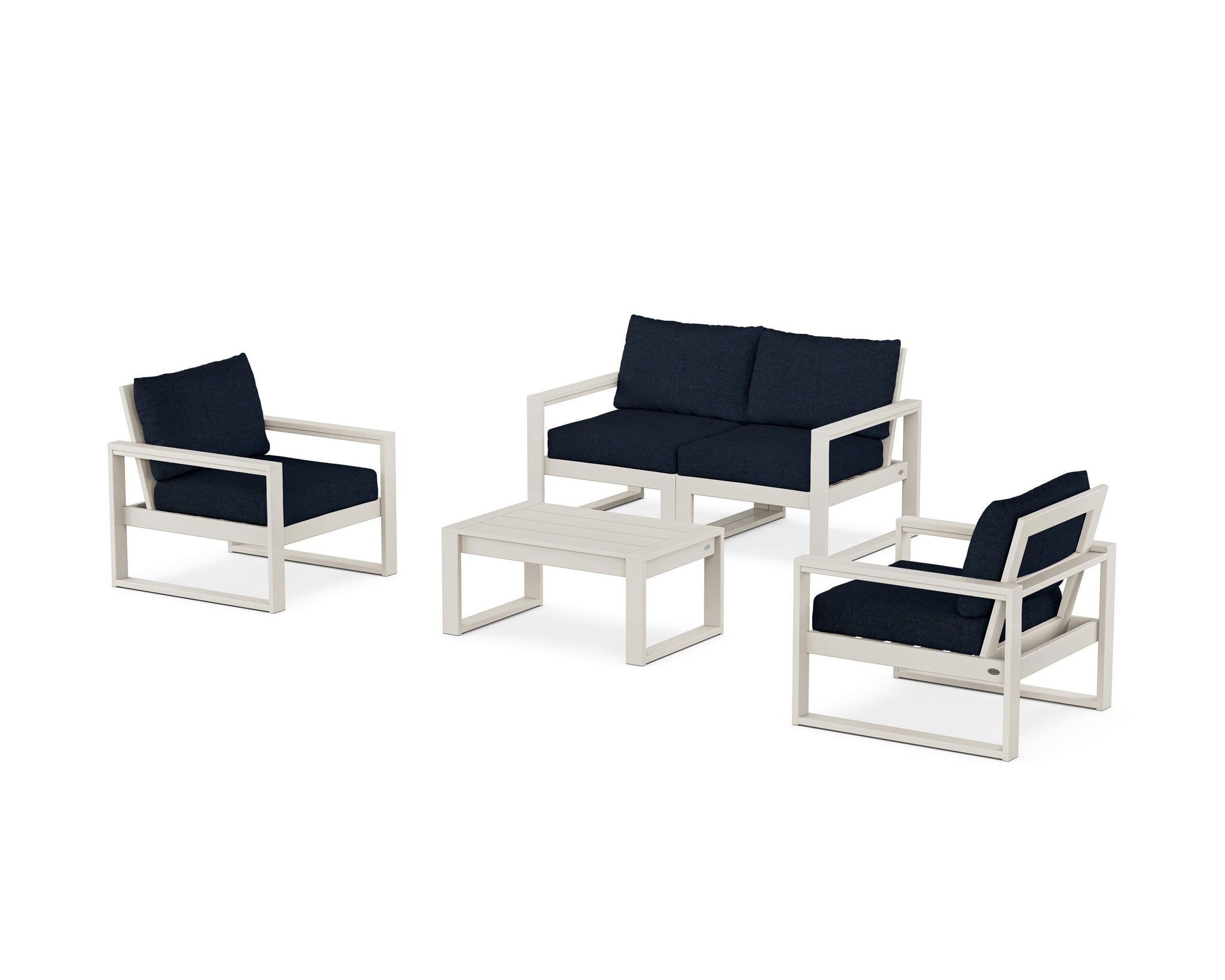 EDGE Sectional 4-Piece Deep Seating Set with Loveseat