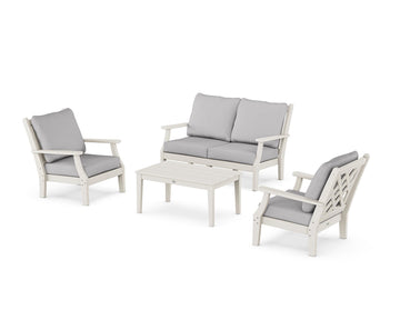 Wovendale 4-Piece Deep Seating Set with Loveseat