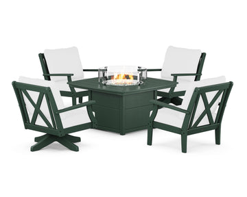 Braxton 5-Piece Deep Seating Set with Fire Table