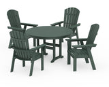 Nautical Adirondack 5-Piece Round Farmhouse Dining Set