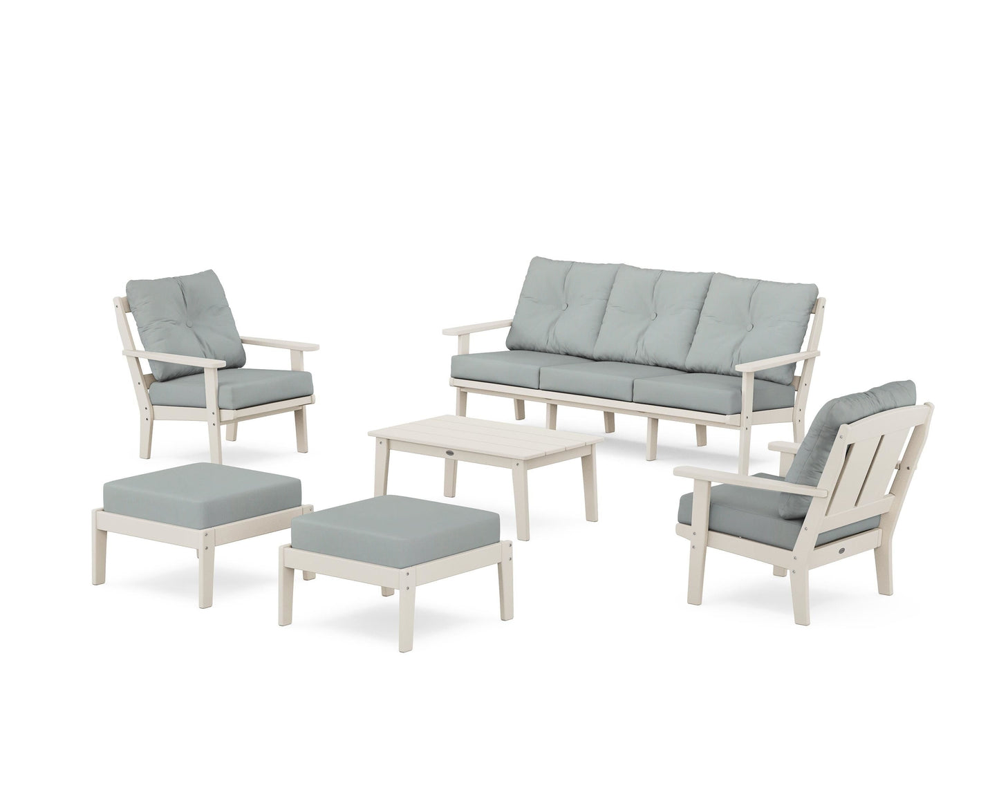 Mission 6-Piece Lounge Sofa Set