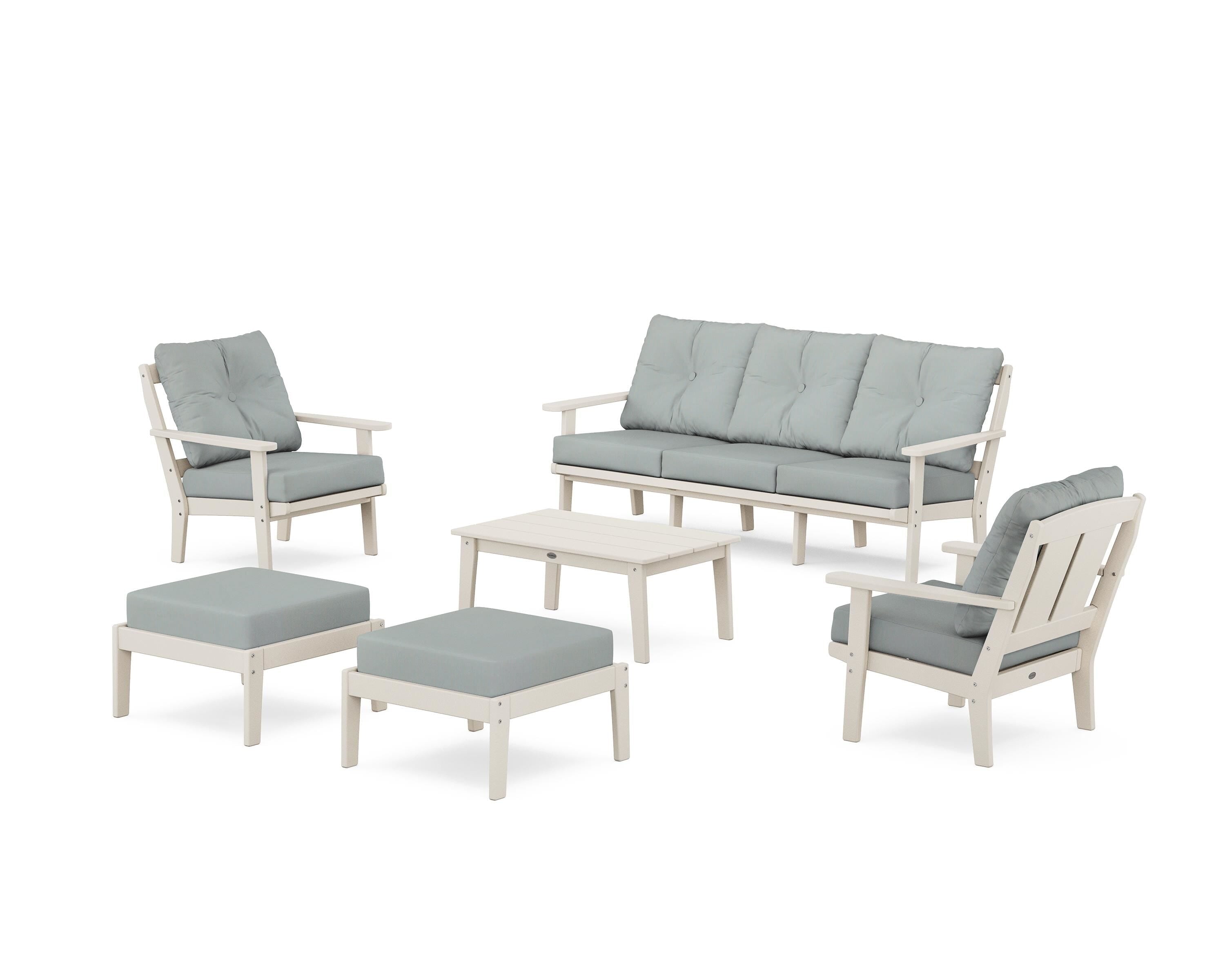 Mission 6-Piece Lounge Sofa Set