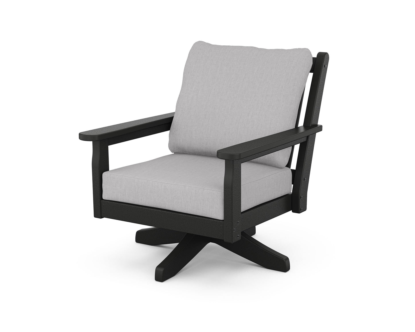 Chippendale Deep Seating Swivel Chair