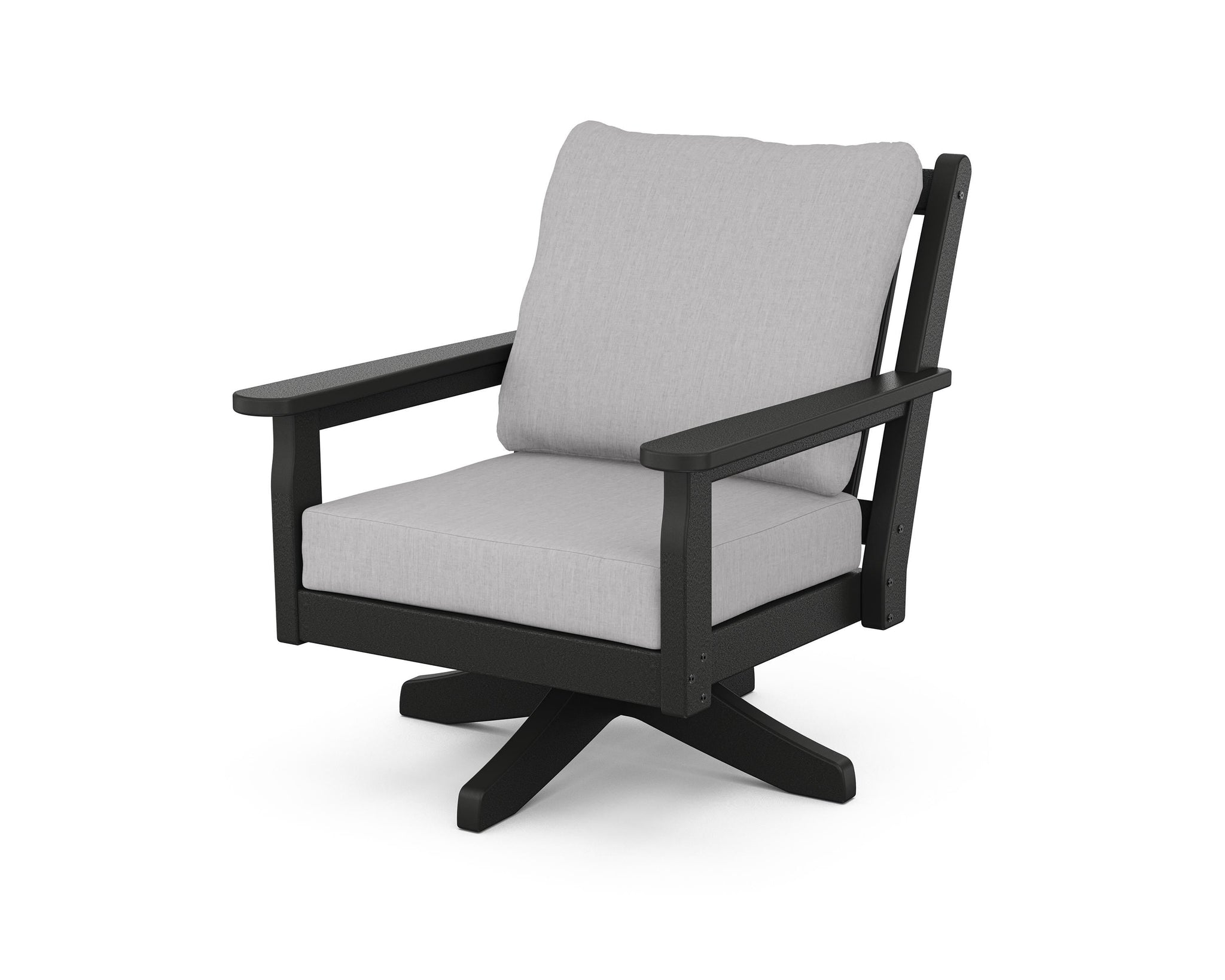 Chippendale Deep Seating Swivel Chair