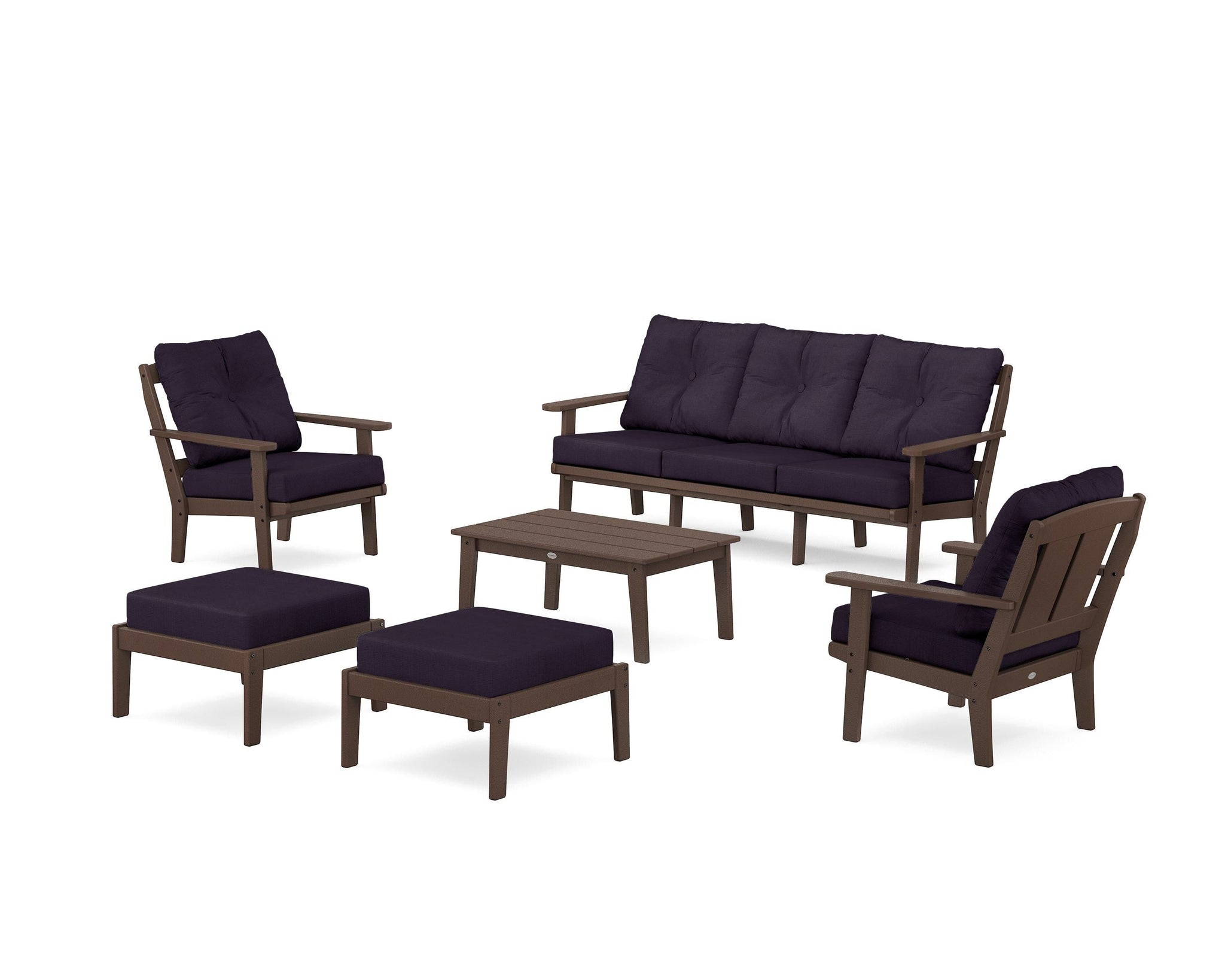 Mission 6-Piece Lounge Sofa Set