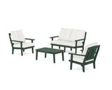 Mission 4-Piece Deep Seating Set with Loveseat
