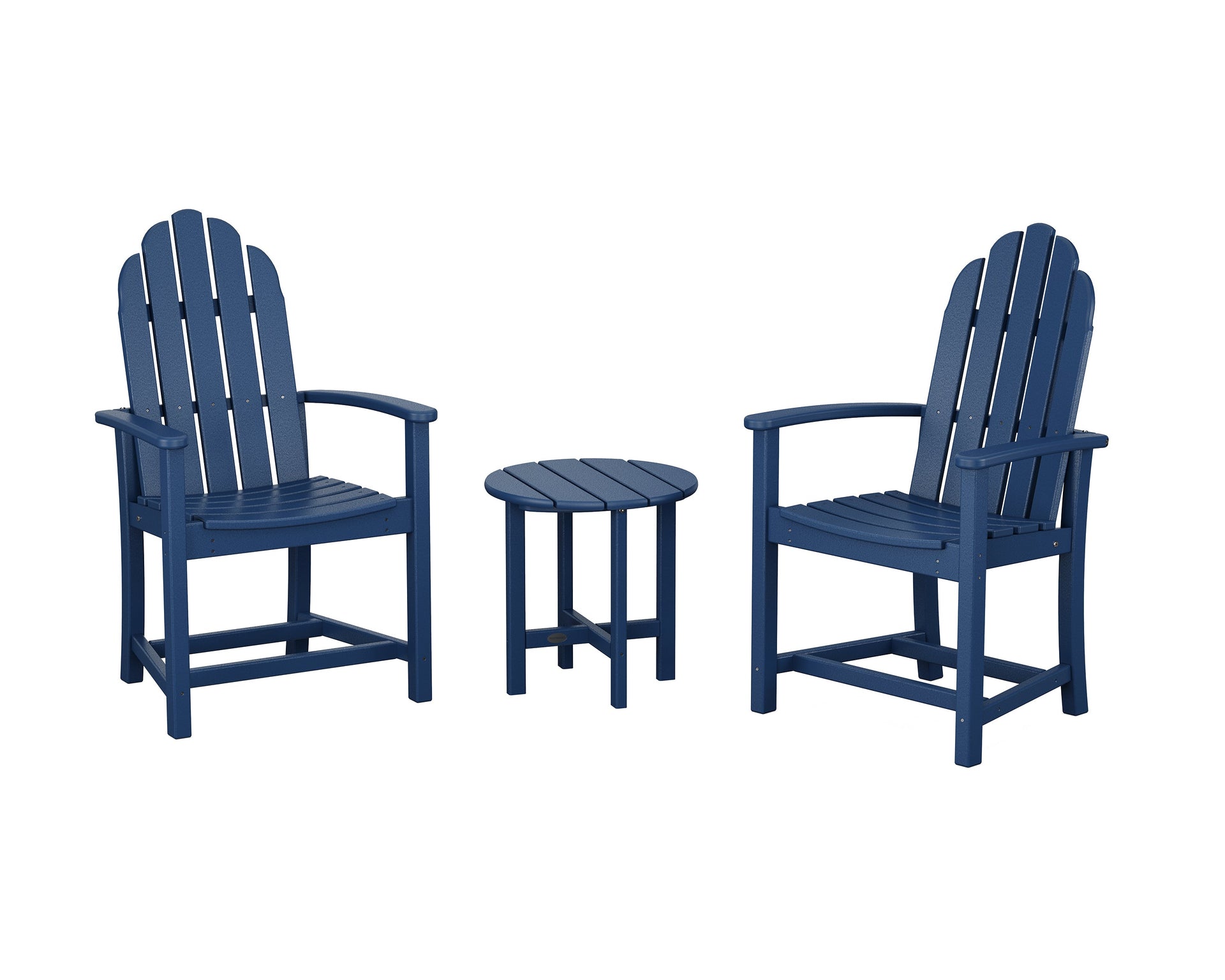 Classic 3-Piece Upright Adirondack Chair Set