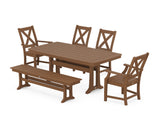Braxton 6-Piece Dining Set with Trestle Legs