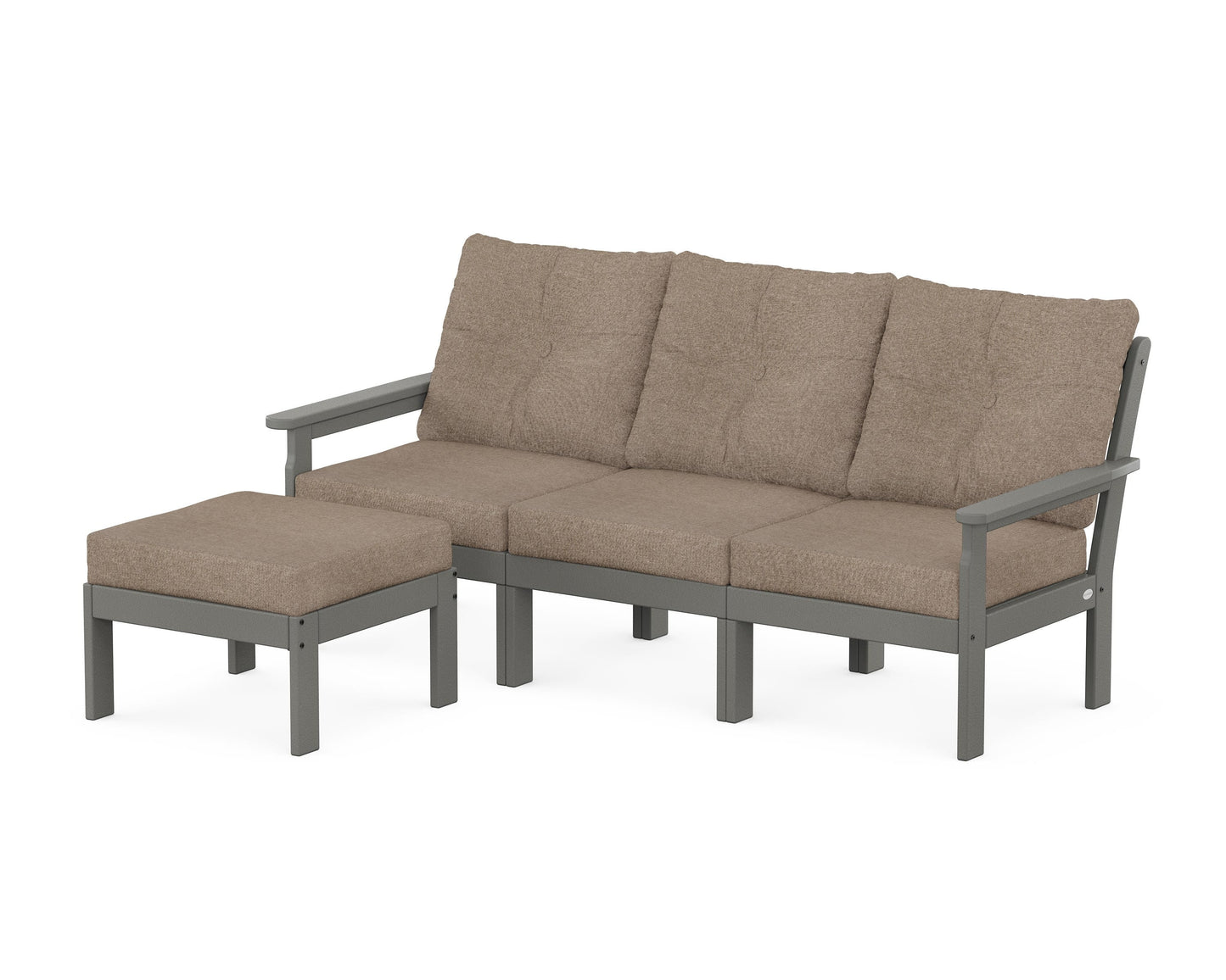 Vineyard 4-Piece Sectional with Ottoman