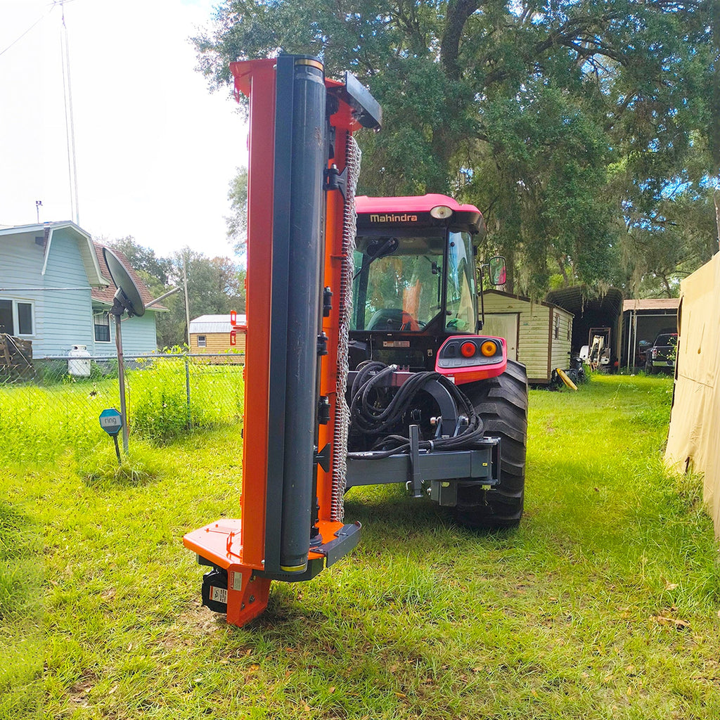 78" Heavy Duty 3 Point Offset Ditch Bank Verge Flail Mower Italy CMR Gearbox,  80-110HP,  PTO Driven,  VBM78