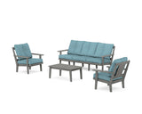 Prairie 4-Piece Deep Seating Set with Sofa