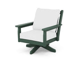 Chippendale Deep Seating Swivel Chair
