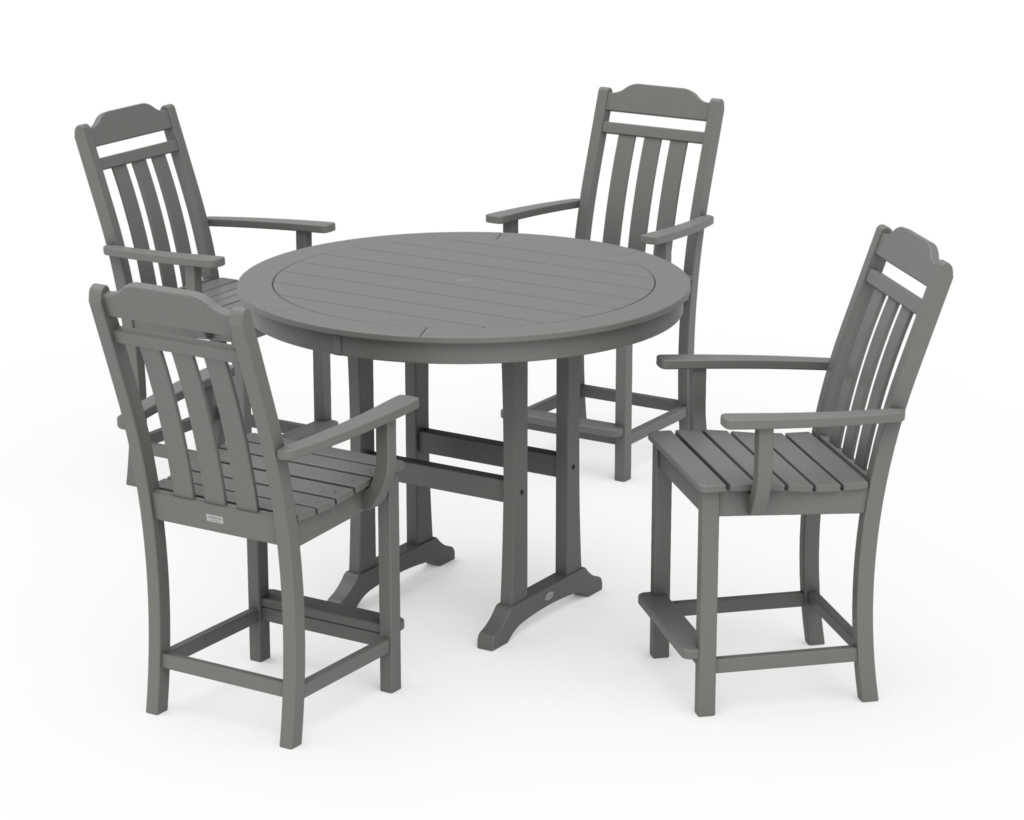 Cottage 5-Piece Round Counter Set