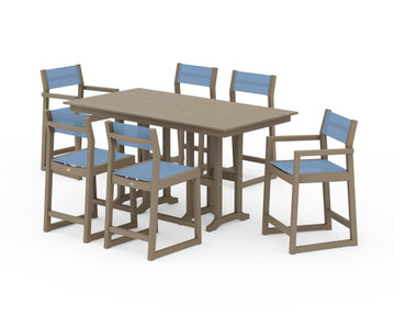 EDGE Sling 7-Piece Farmhouse Counter Set