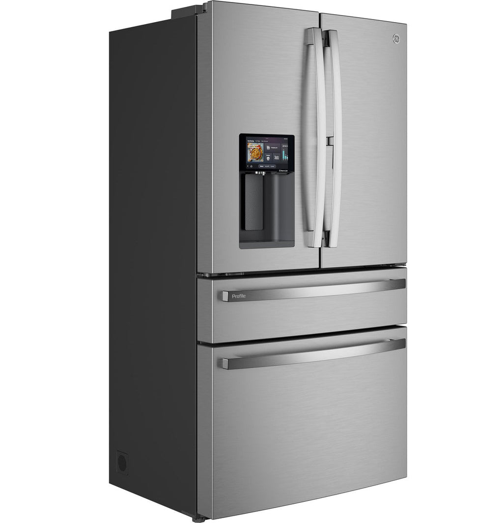 GE Profile™ ENERGY STAR® 22.4 Cu. Ft. Smart Counter-Depth 4-Door French-Door Refrigerator with Kitchen Assistant™
