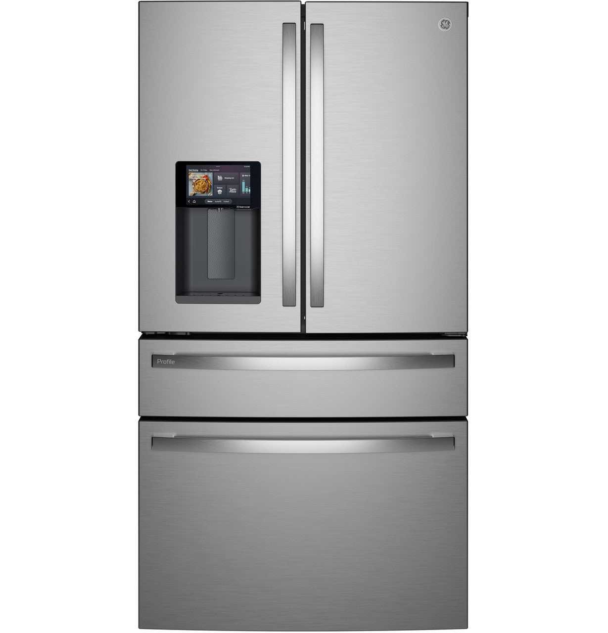 GE Profile™ ENERGY STAR® 22.4 Cu. Ft. Smart Counter-Depth 4-Door French-Door Refrigerator with Kitchen Assistant™
