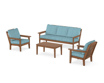Cottage 4-Piece Deep Seating Set with Sofa