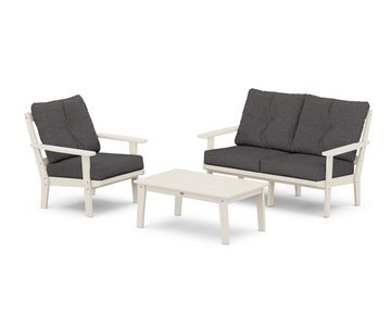 Oxford 3-Piece Deep Seating Set with Loveseat