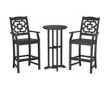 Chinoiserie 3-Piece Farmhouse Bar Set