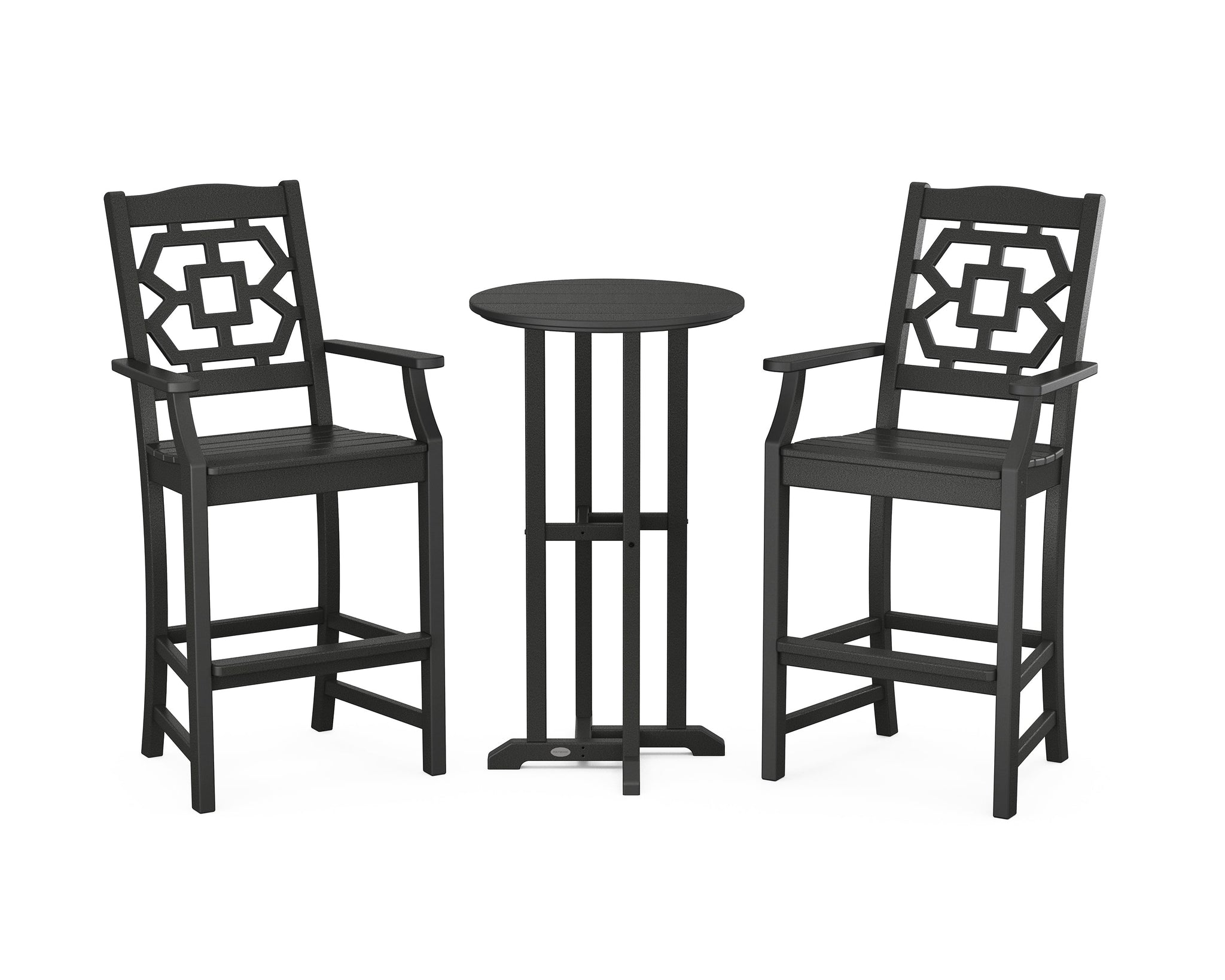 Chinoiserie 3-Piece Farmhouse Bar Set