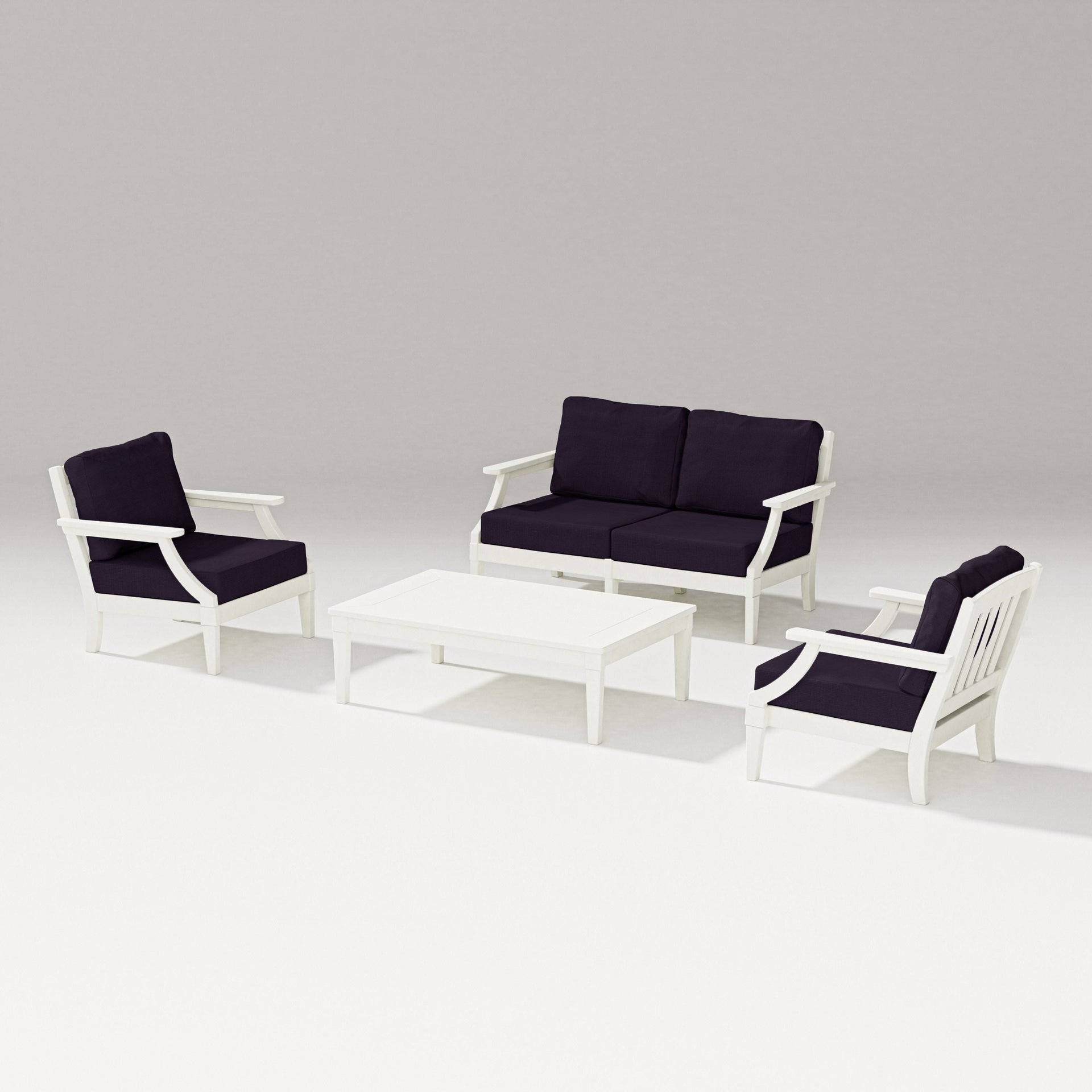 Estate Lounge 4-Piece Loveseat Set