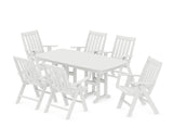 Vineyard Folding Chair 7-Piece Dining Set