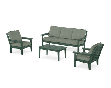 Cottage 4-Piece Deep Seating Set with Sofa