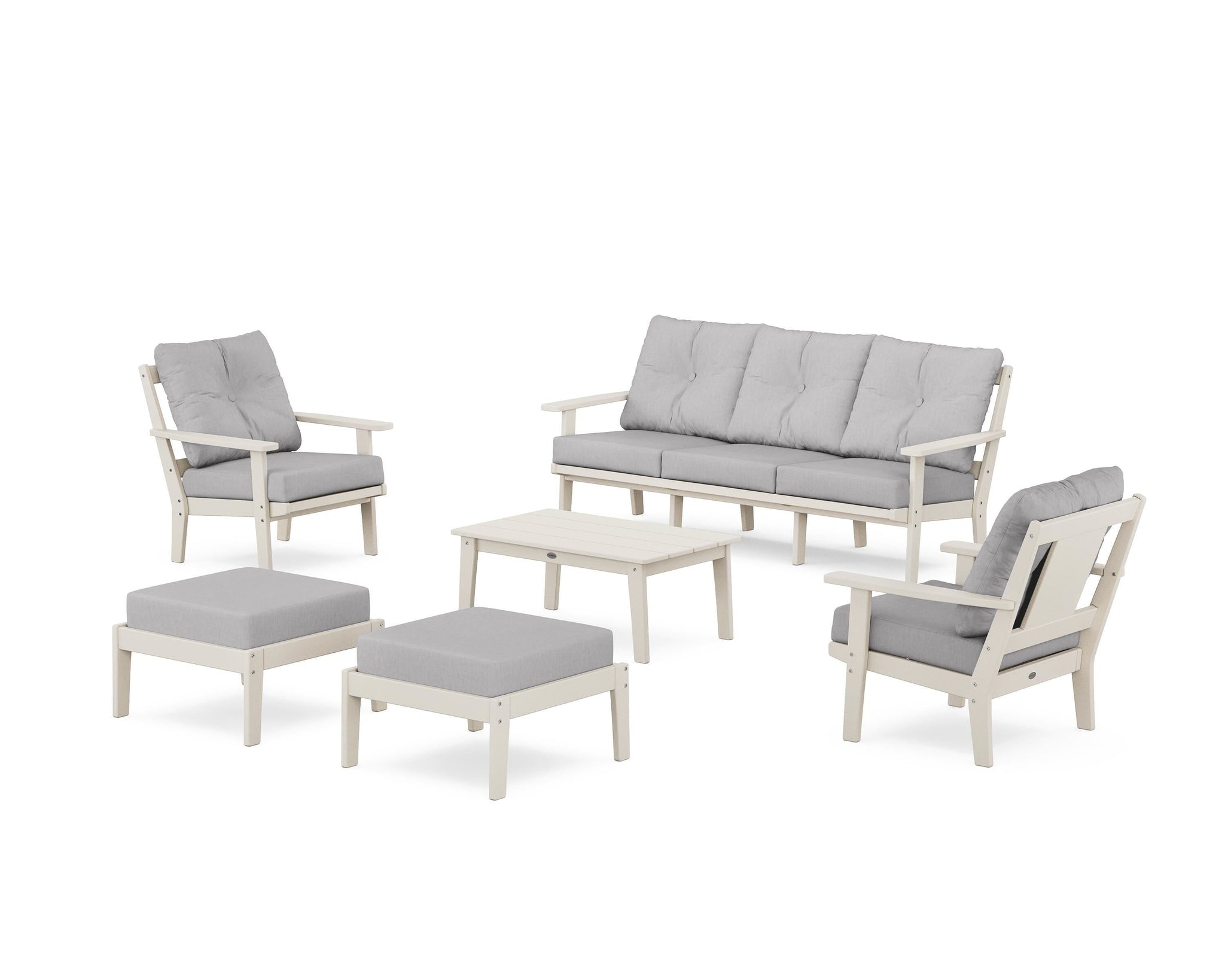 Prairie 6-Piece Lounge Sofa Set