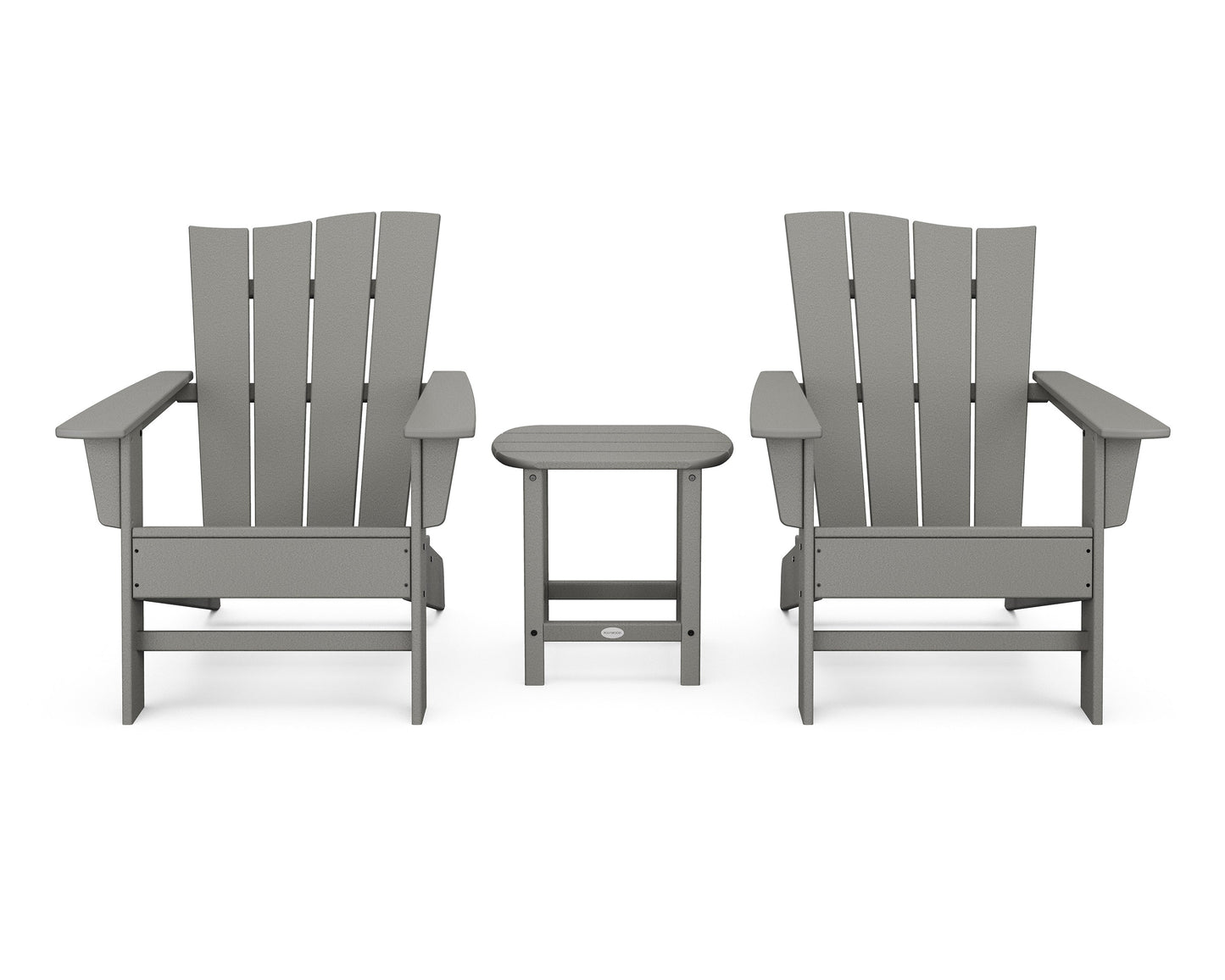 Wave 3-Piece Adirondack Chair Set