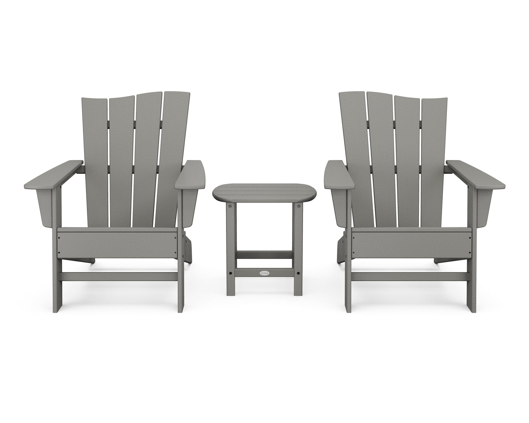 Wave 3-Piece Adirondack Chair Set