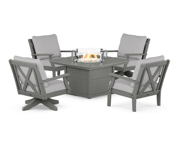 Braxton 5-Piece Deep Seating Set with Fire Table