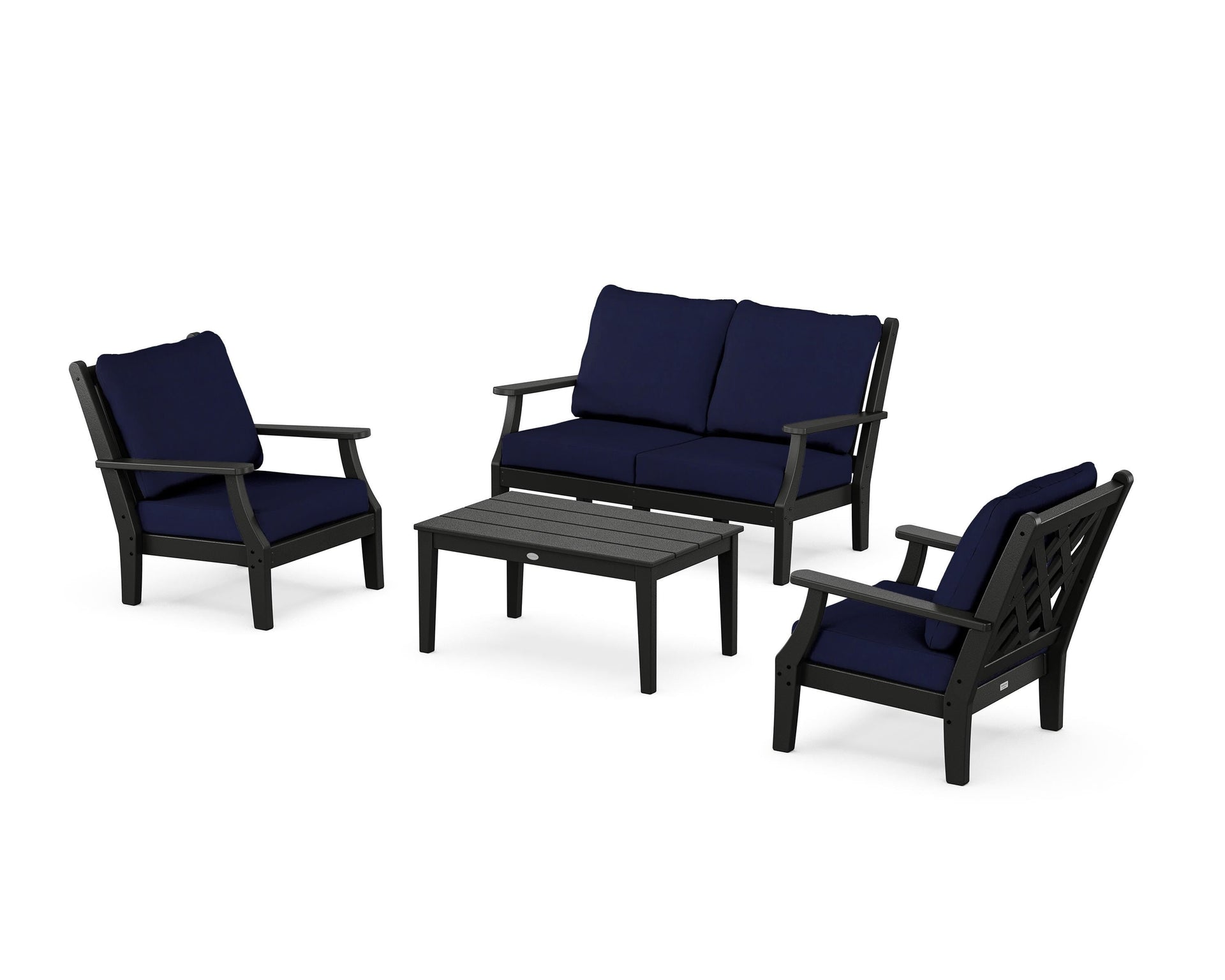 Wovendale 4-Piece Deep Seating Set with Loveseat