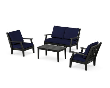 Wovendale 4-Piece Deep Seating Set with Loveseat