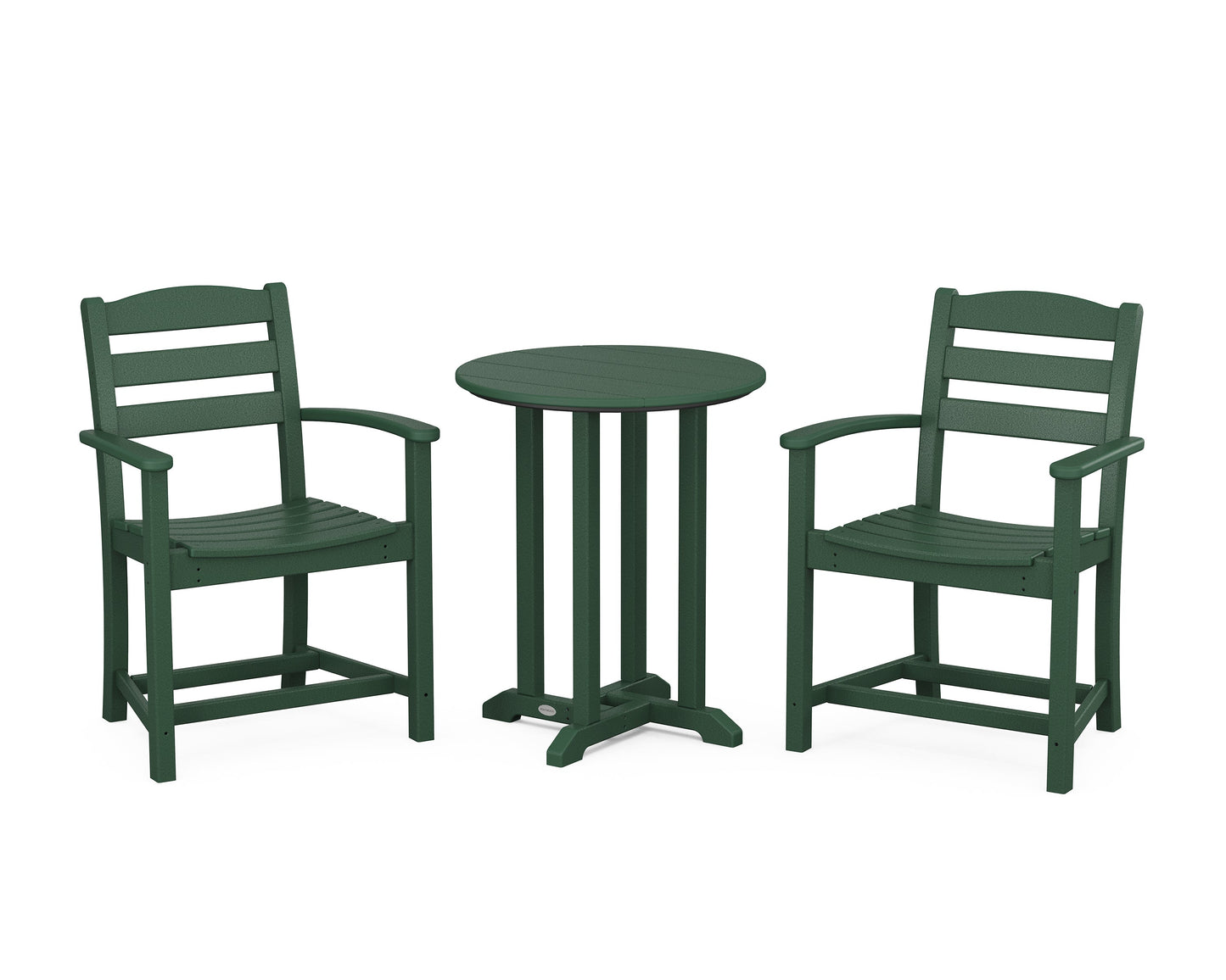La Casa Café 3-Piece Round Bistro Dining Set