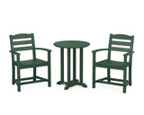 La Casa Café 3-Piece Round Bistro Dining Set