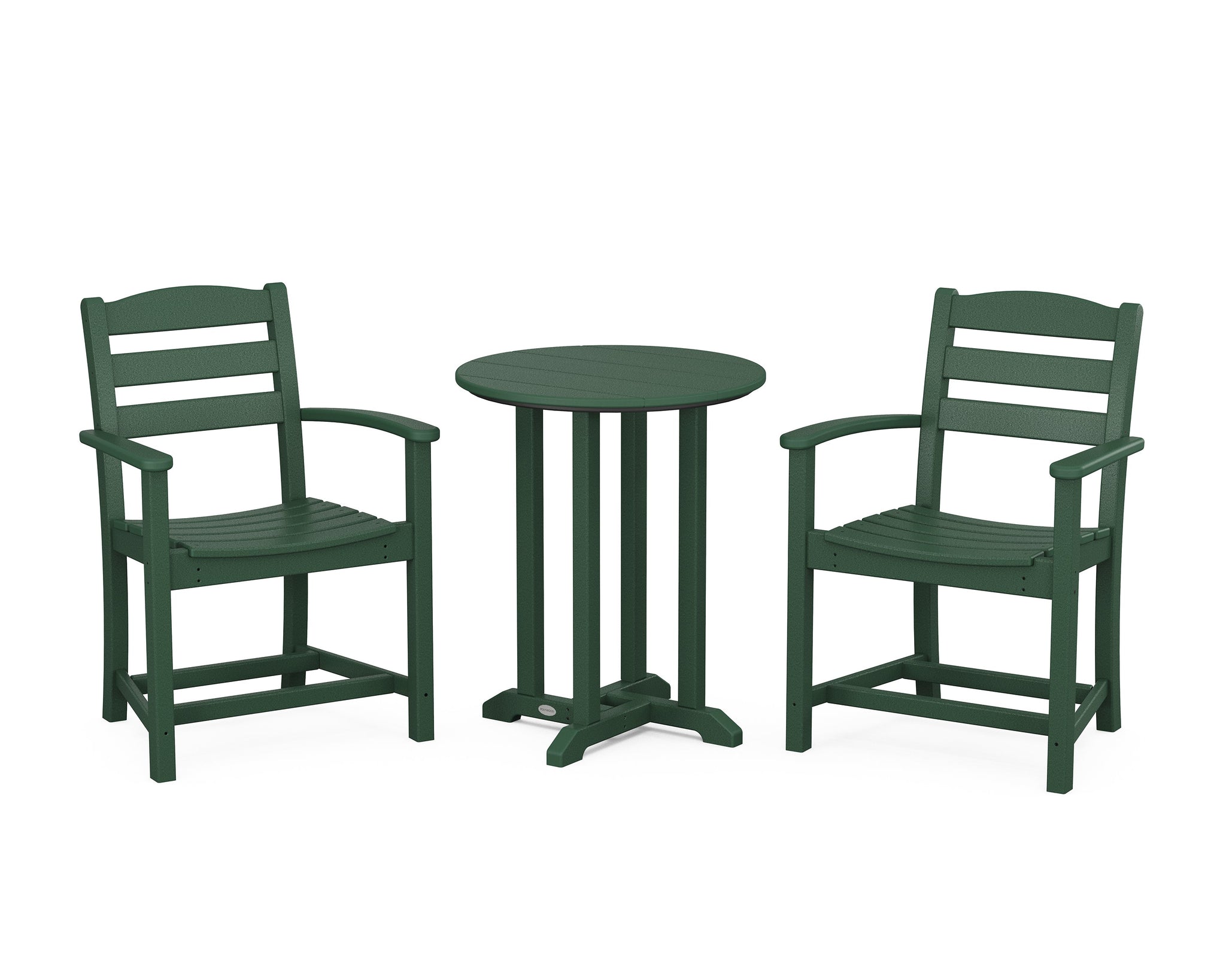 La Casa Café 3-Piece Round Bistro Dining Set
