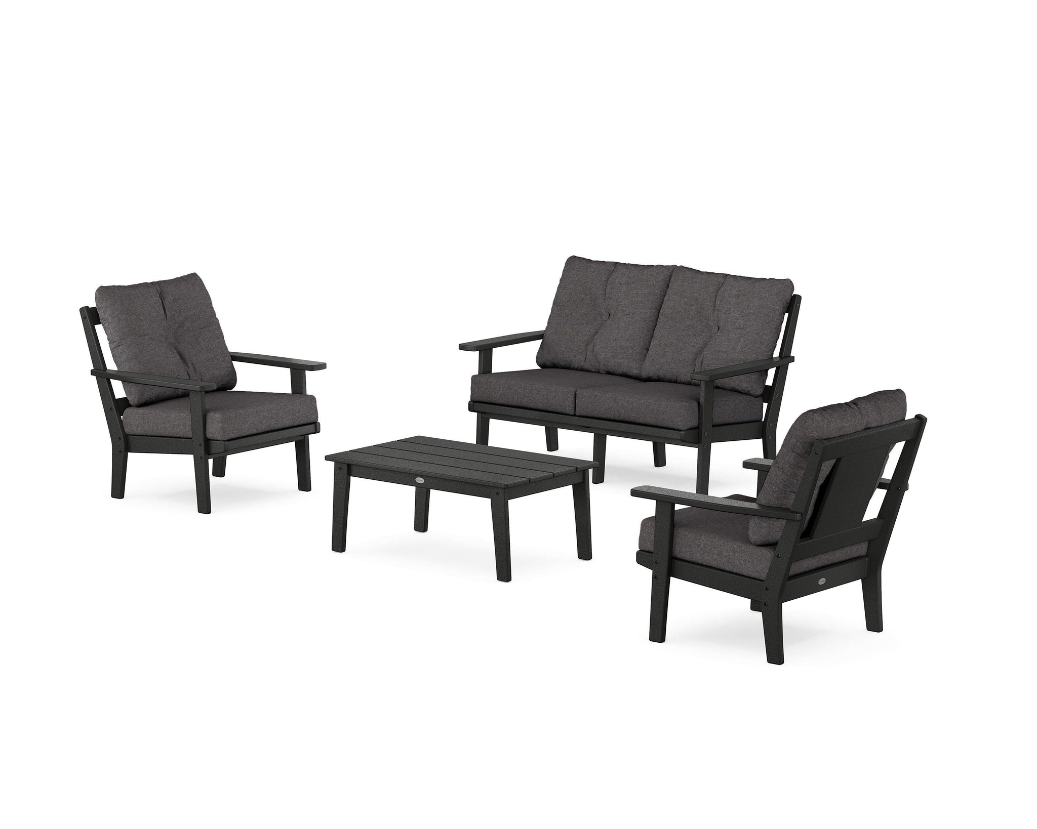 Prairie 4-Piece Deep Seating Set with Loveseat