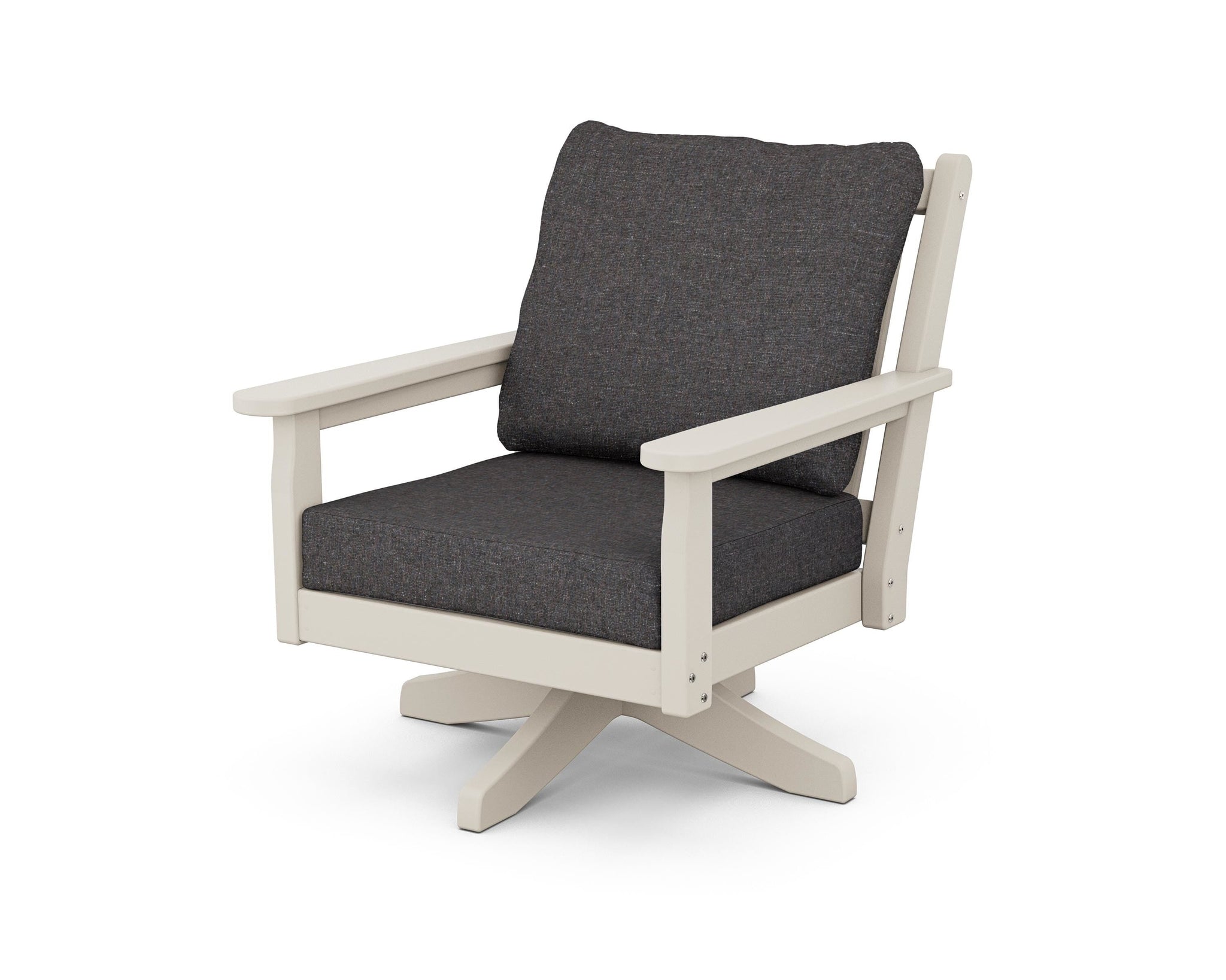 Chippendale Deep Seating Swivel Chair