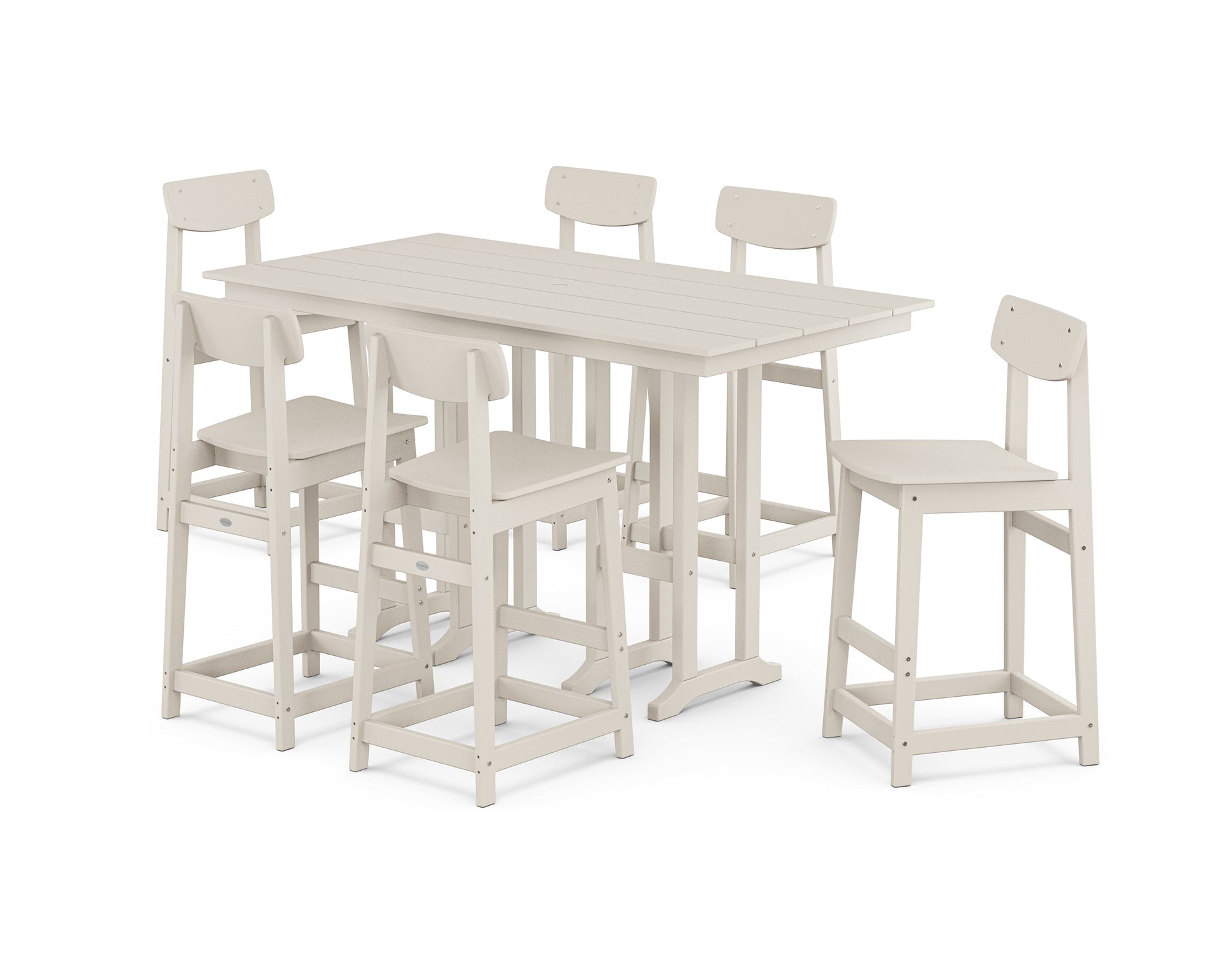 Modern Studio Urban Bar Chair 7-Piece Set