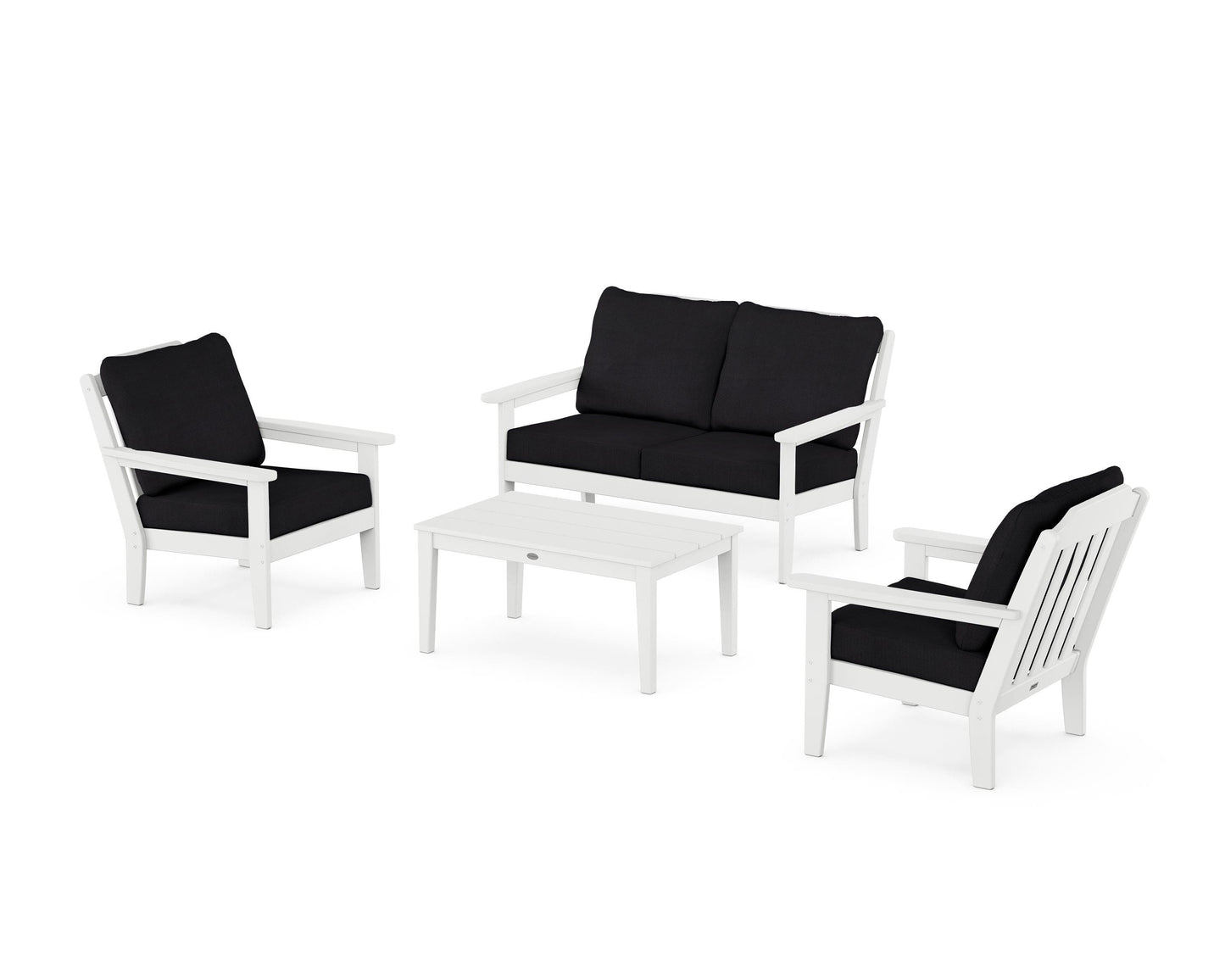 Cottage 4-Piece Deep Seating Set with Loveseat