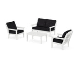 Cottage 4-Piece Deep Seating Set with Loveseat