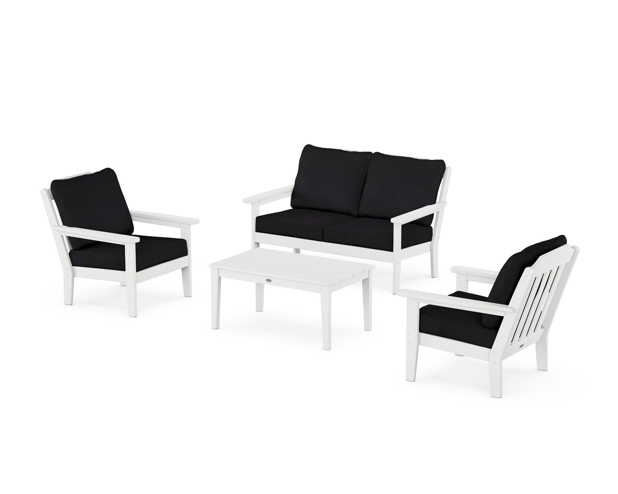 Cottage 4-Piece Deep Seating Set with Loveseat