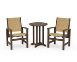 Coastal 3-Piece Round Bistro Dining Set