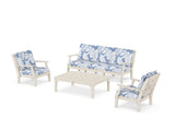 Chinoiserie 4-Piece Deep Seating Set with Sofa